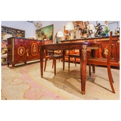 Antique A fine and rare 19th c French dining or Breakfast room suite  by Mercier Freres