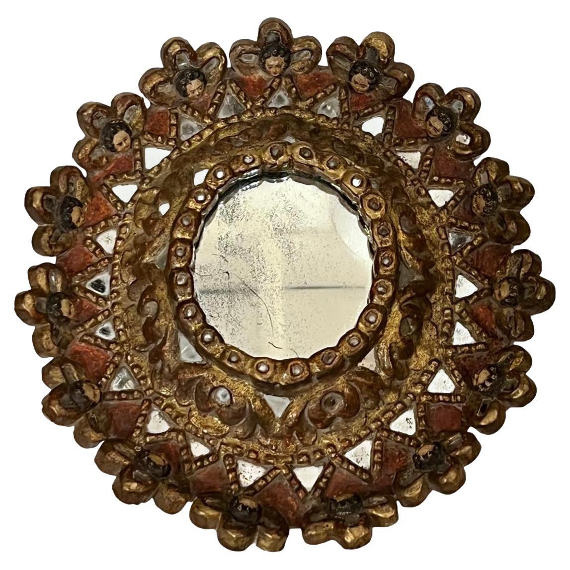 Miroir espagnol avec des anges en vente