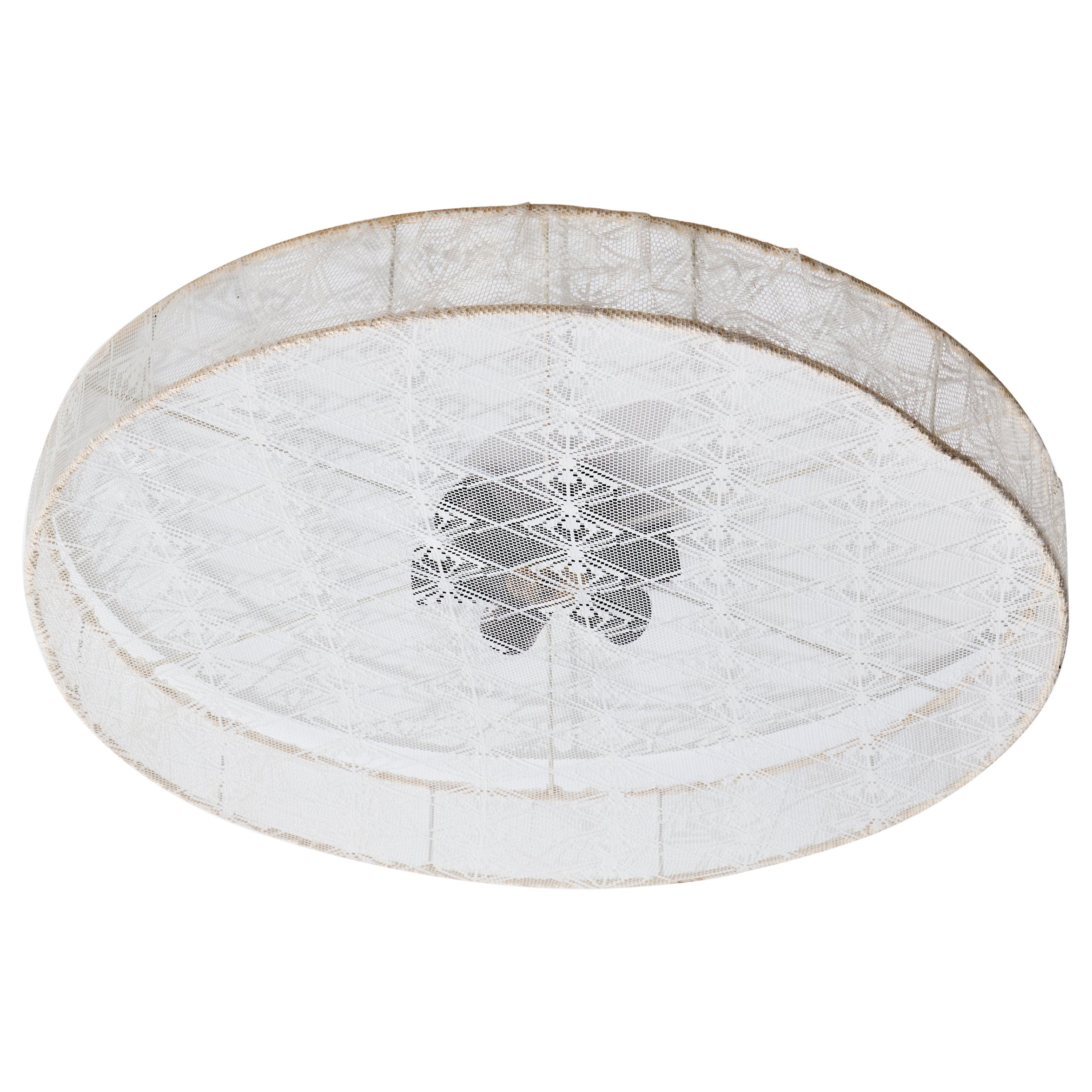 Swedish Designer, Flush Mount, Fabric, Metal, Sweden, 1960s im Angebot