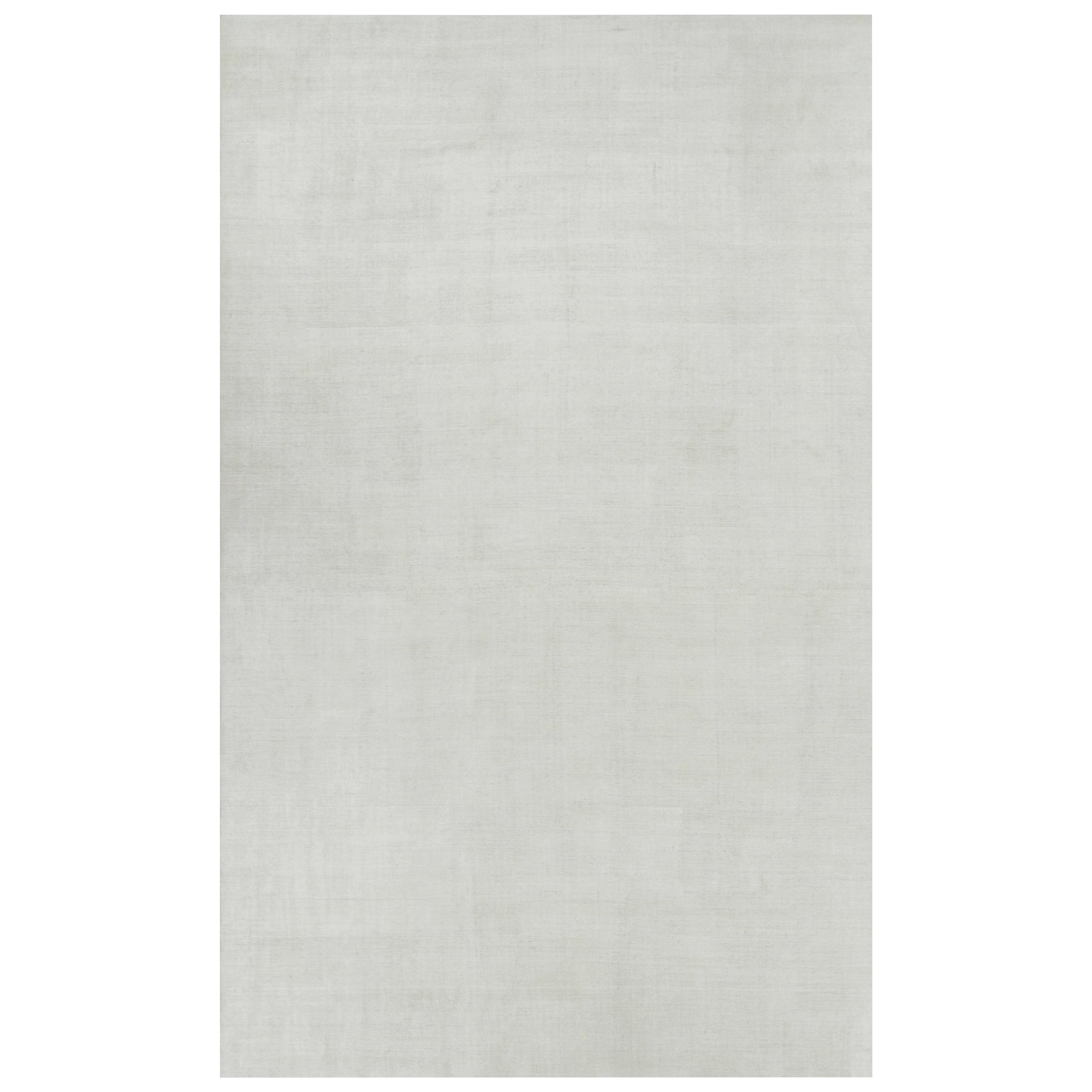 Rug & Kilim’s Oversized Textural Rug in White Tones and Striae
