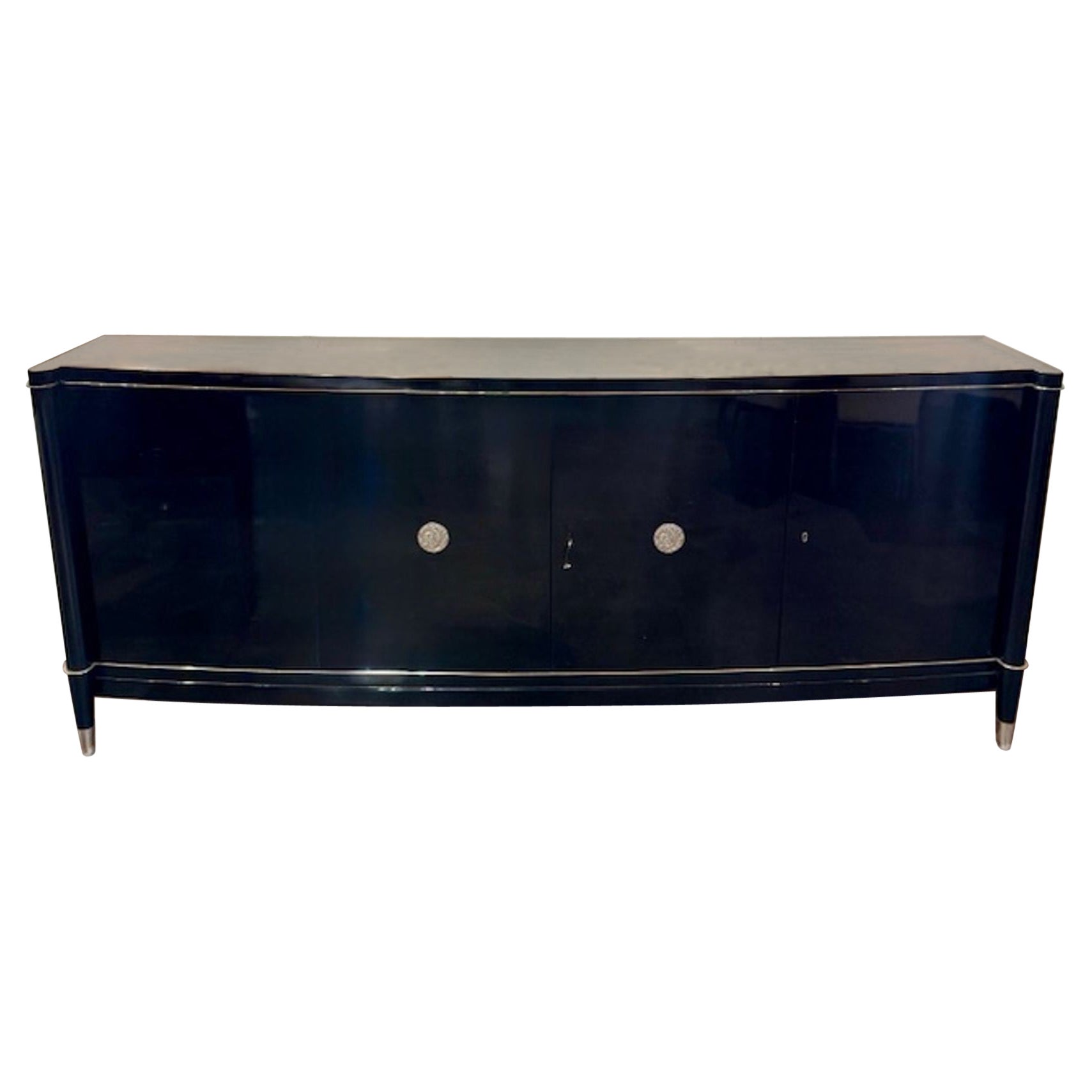 MId 20th Century Art Deco Style Side Board by De Coene Freres of Belgium