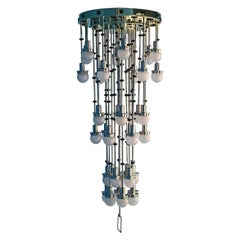 Koloman Moser for Otto Wagner "Steinhof Church" Chandelier 36 Flames Re Edition