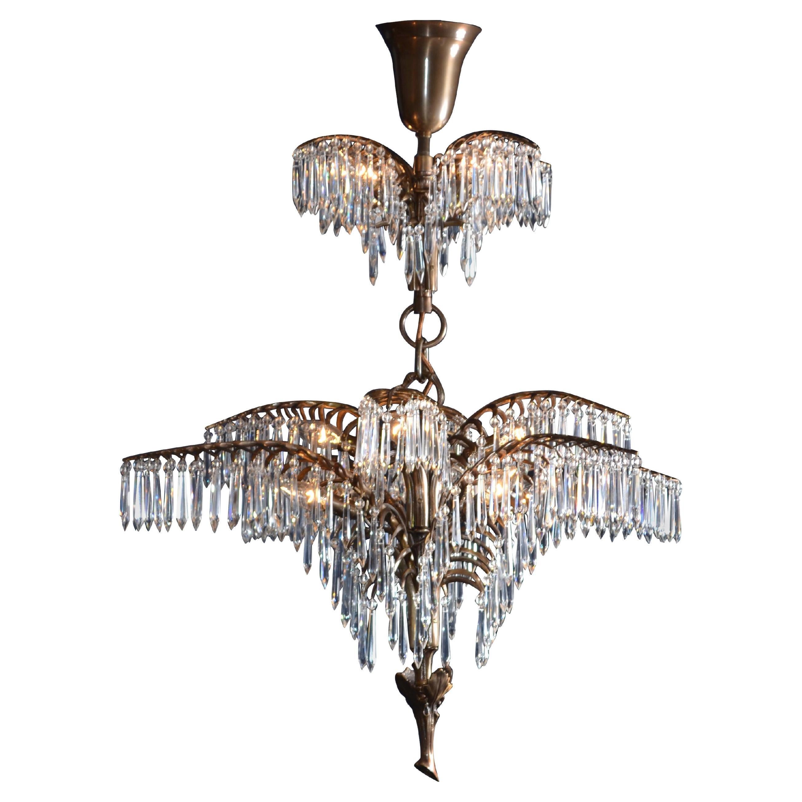 Josef Hoffmann "Palme Paris" Chandelier Edition