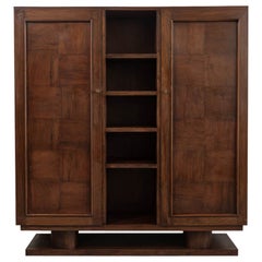 1940s French Oak Cabinet