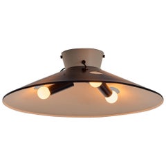Rare Flush Mount Ceiling Light by Stilnovo