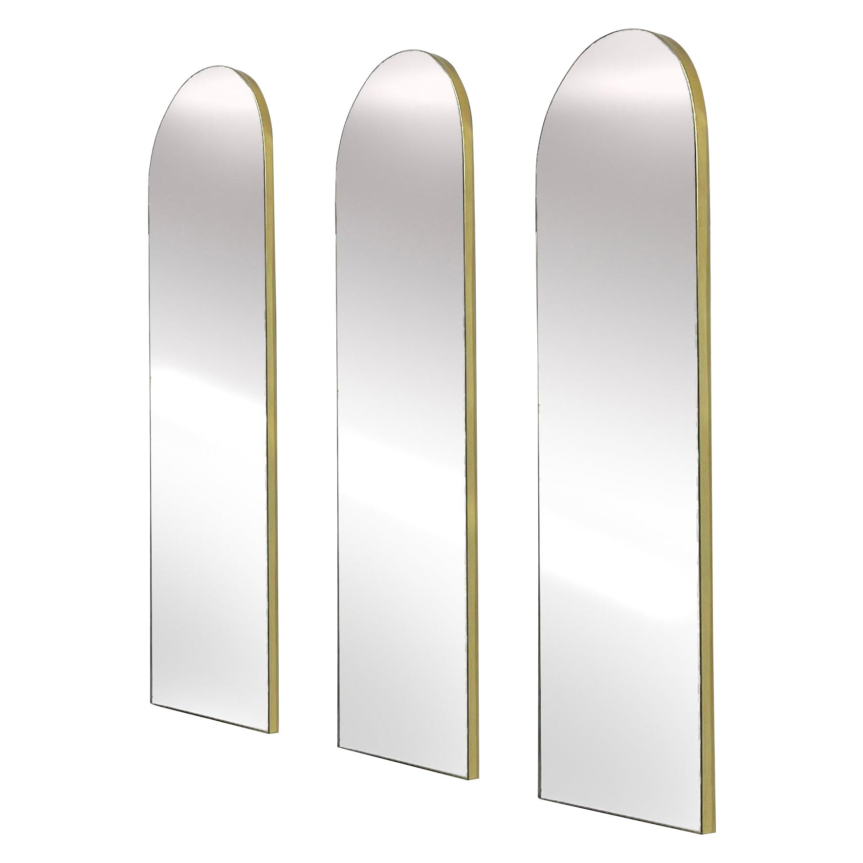 Ensemble de trois miroirs muraux en arc de cercle Regent en vente