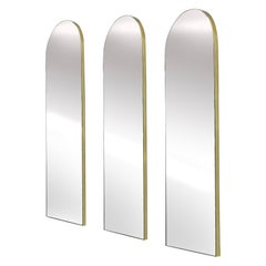 Vintage Set of Three Regent Arch Top Wall Mirrors
