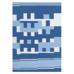 Modern Indian Dhurrie Rug by Doris Leslie Blau