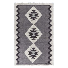 European Folk Stamverband II Goat Hair Rug by Doris Leslie Blau