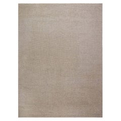 Modern Brown Flat-Weave Wool Rug by Doris Leslie Blau