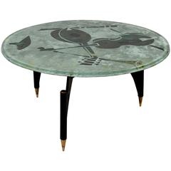 Coffee Table by Dube 'Duilio Barnabé' Fontana Arte, Italy, circa 1950 6