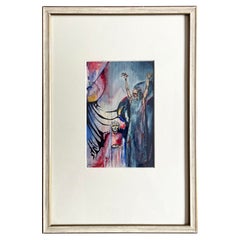 Pittura originale del 1936 firmata dall'espressionista olandese europeo