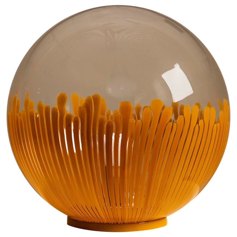 Lamp 831 in Orange by Ludovico Diaz de Santillana for Venini, Italy 1960s