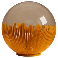 Lamp 831 in Orange by Ludovico Diaz de Santillana for Venini, Italy 1960s
