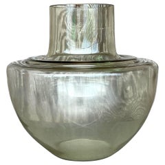Vintage Boho Monumental Glass Vase
