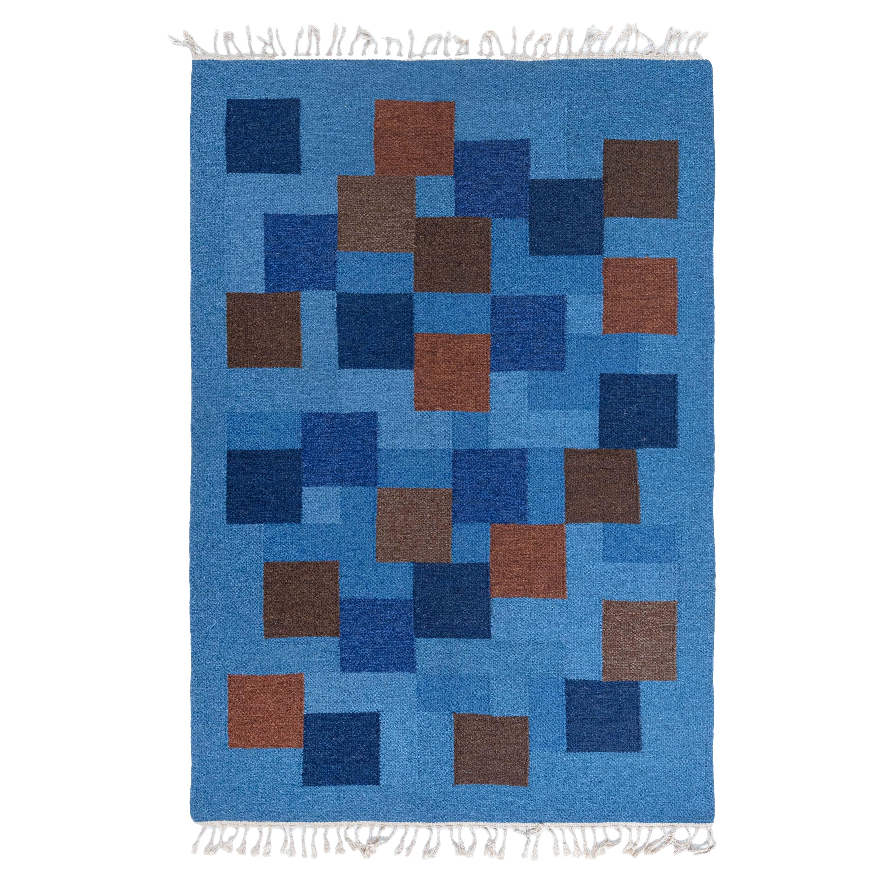Doris Leslie Blau Vintage Swedish Flat Woven Rug