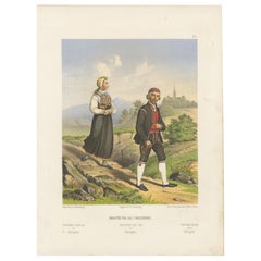Norwegian Folk Costumes from Aal in Hallingdal – Tønsberg Edition, 1860s