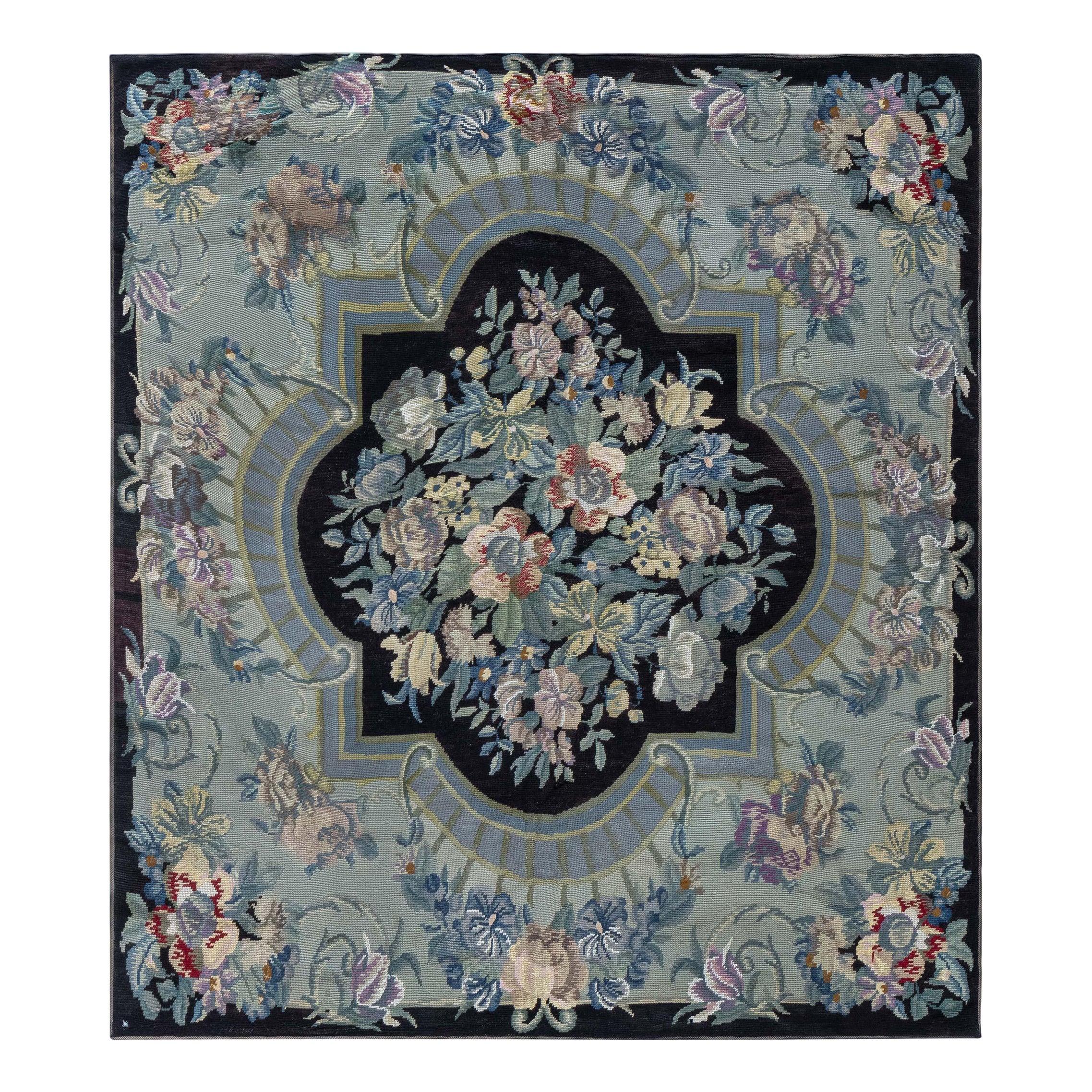 Doris Leslie Blau Early 20th Century English Needlepoint Rug