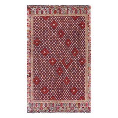 Doris Leslie Blau Mid-20th Century Handmade Vintage Rag Rug