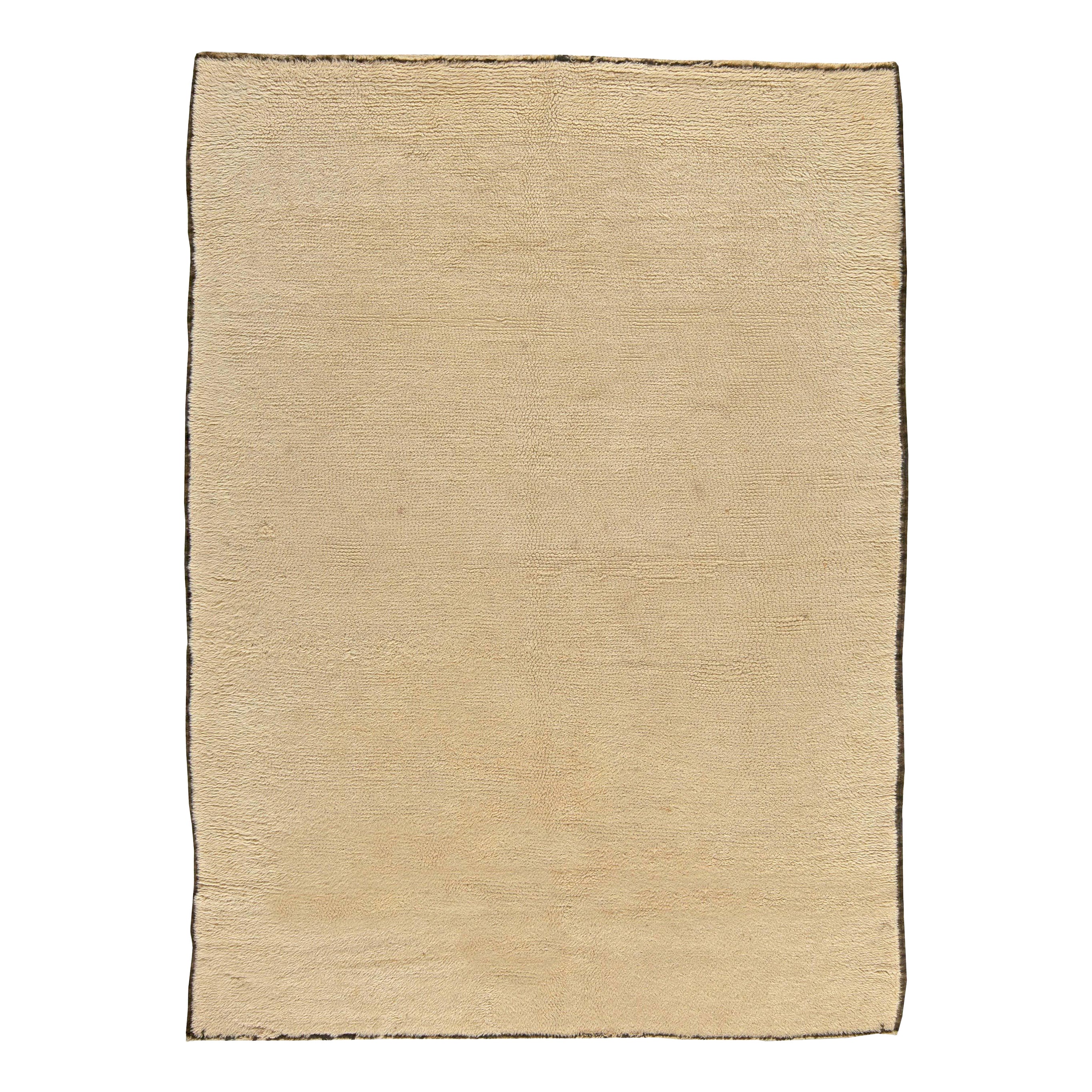 Doris Leslie Blau Vintage Tribal Beige Moroccan Rug