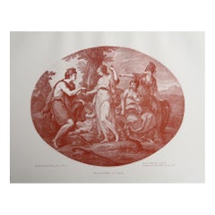 Antique Neo-Classical Bartolozzi Print. 1907