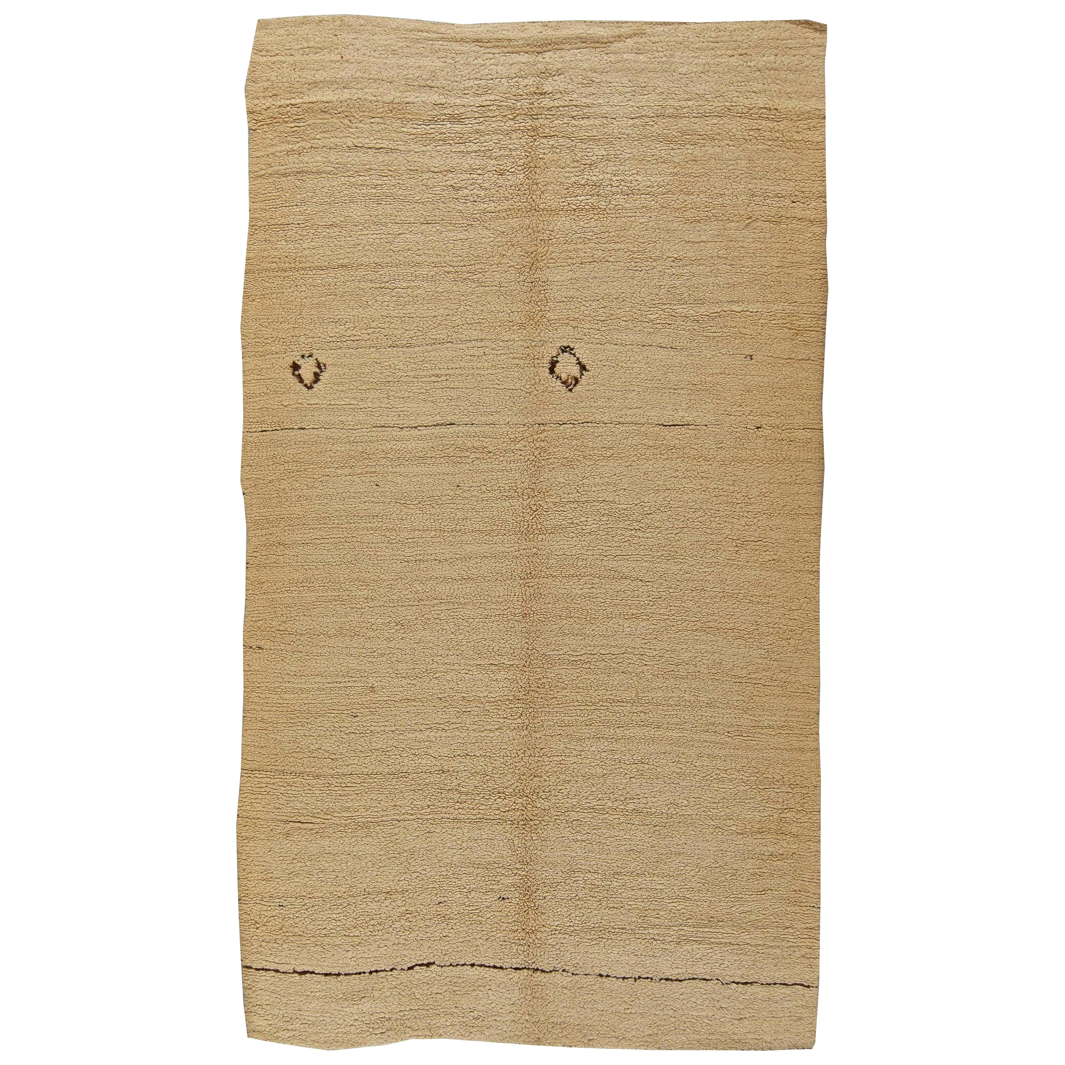 Doris Leslie Blau Vintage Moroccan Rug – Minimalist Tribal Elegance