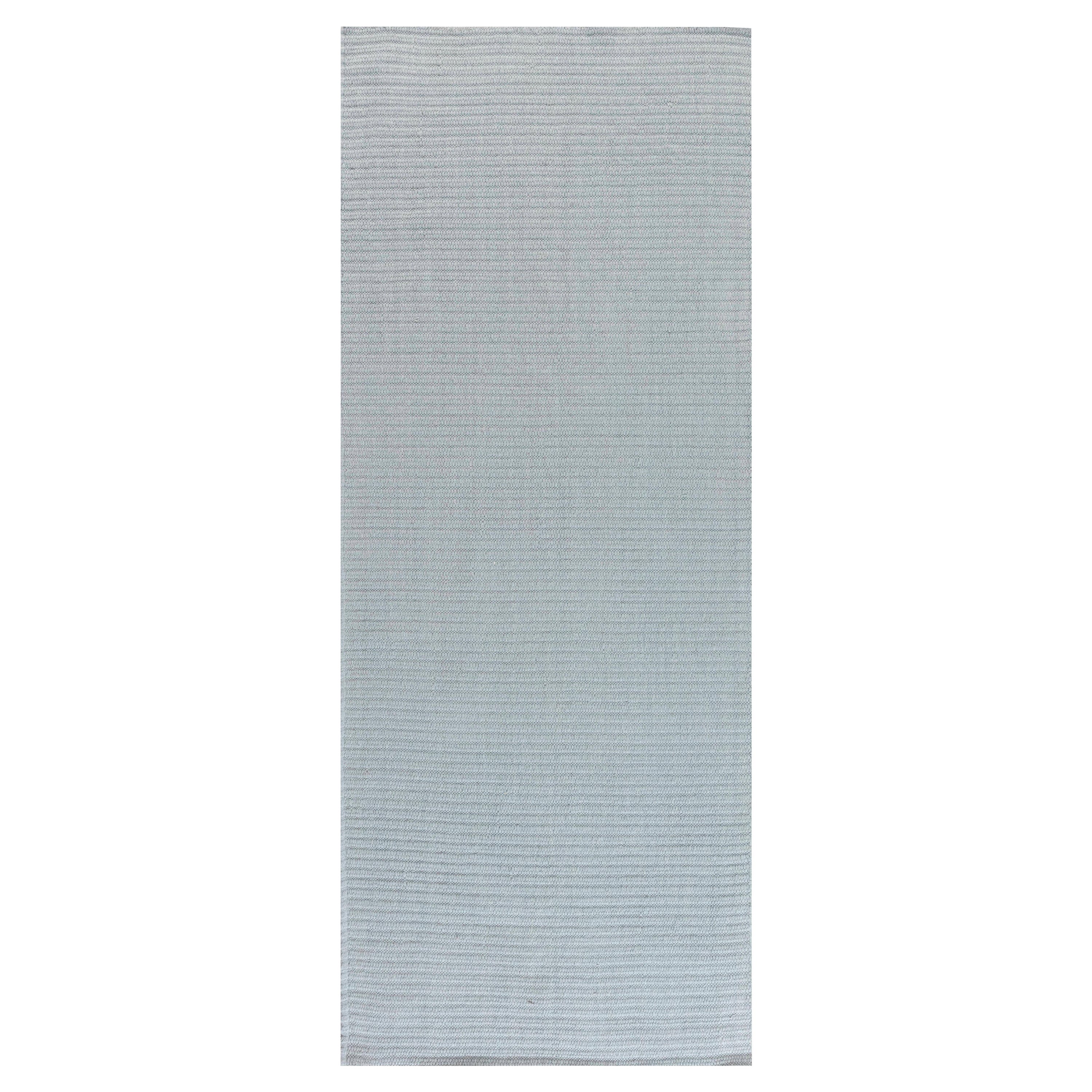 Modern Custom Flat Weave Runner by Doris Leslie Blau For Sale