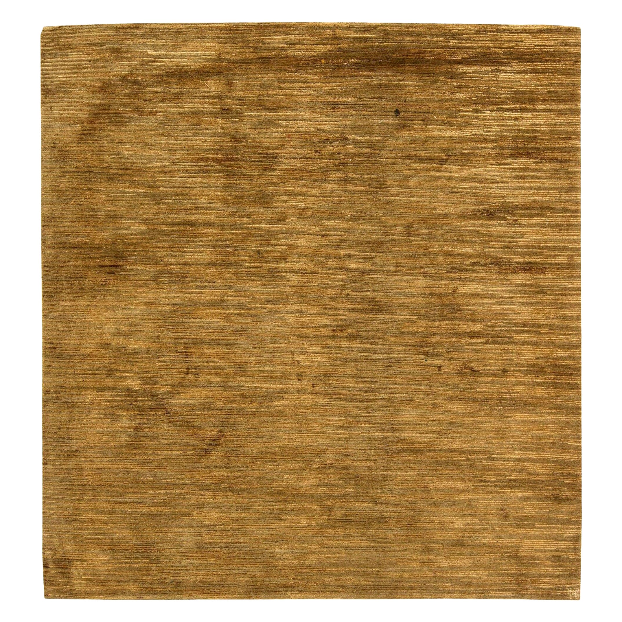 Contemporary M Group Design Brown Handmade Rug by Doris Leslie Blau