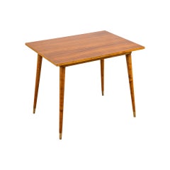 20th Century, Gio Ponti for Cassina Wooden Table