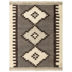 European Folk Stamverband Goat Hair Rug by Doris Leslie Blau