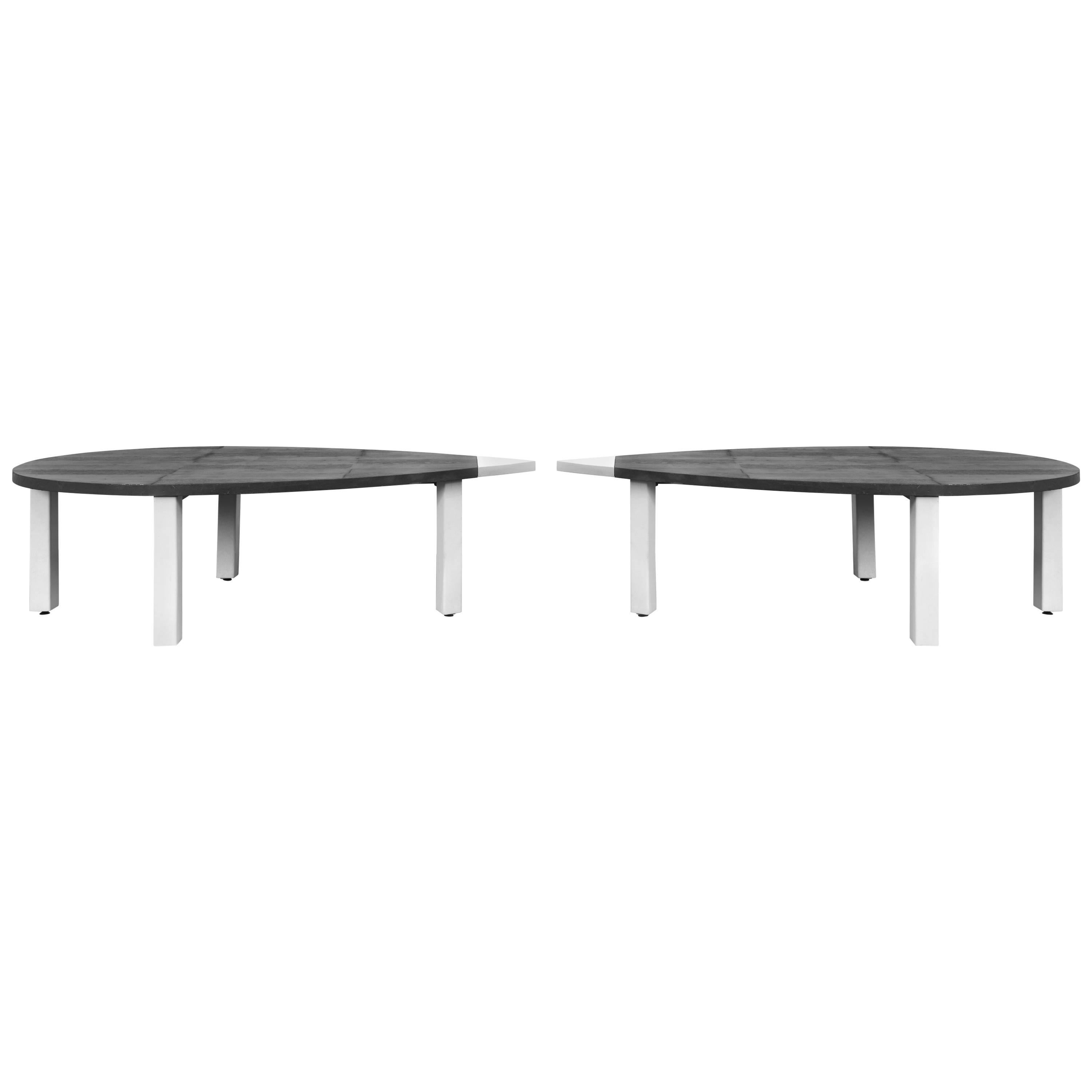 Pierpaolo Calzolari, Laguna Table, Two Elements, 1980, Italy For Sale