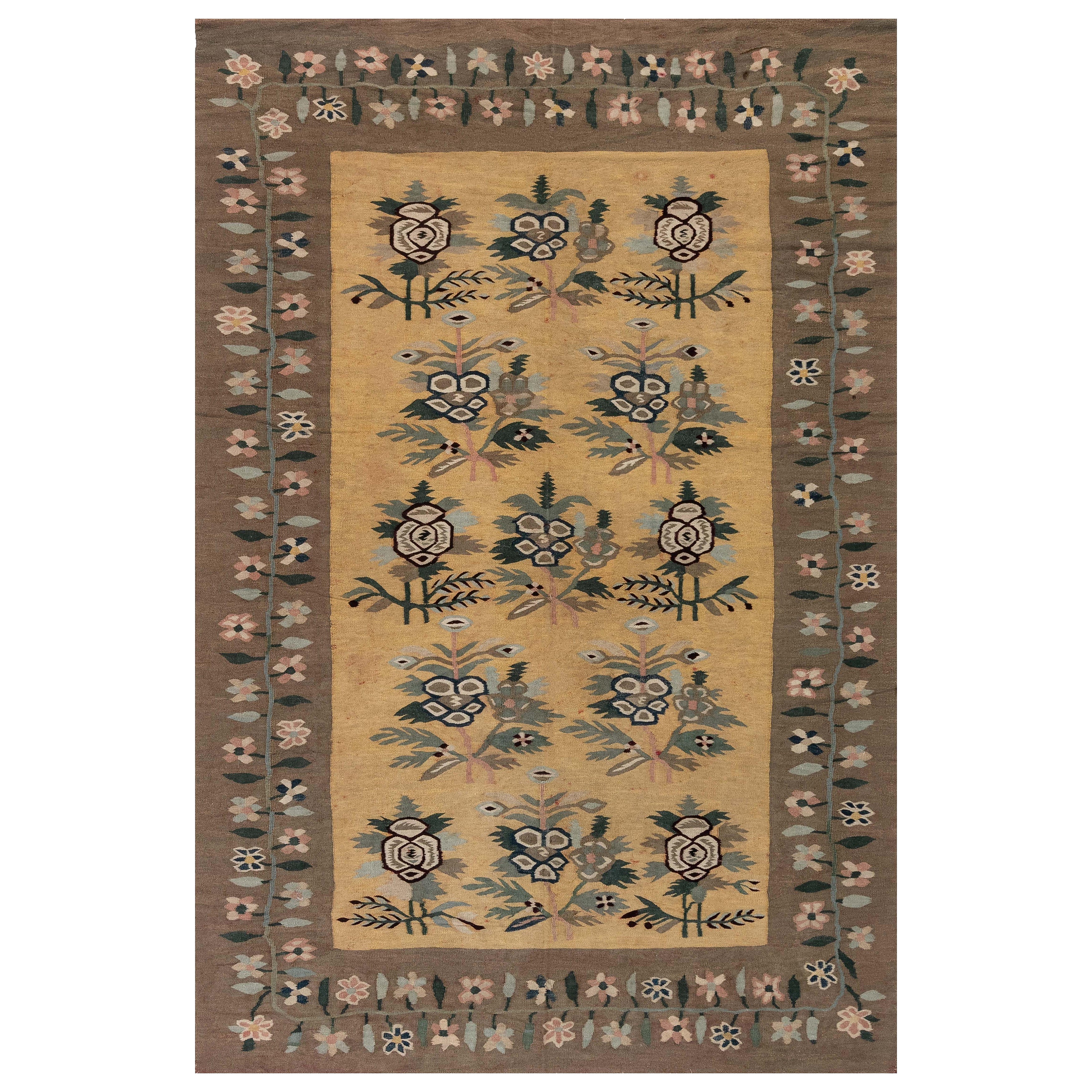 Doris Leslie Blau Early 20th Century Bessarabian Floral Rug