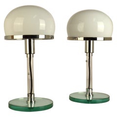 Bauhaus style Table Lamp designed by Wilhelm Wagenfeld