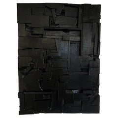 Sculptures murales brutalistes