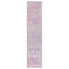 Modern Moroccan Hand-Knotted Runner by Doris Leslie Blau