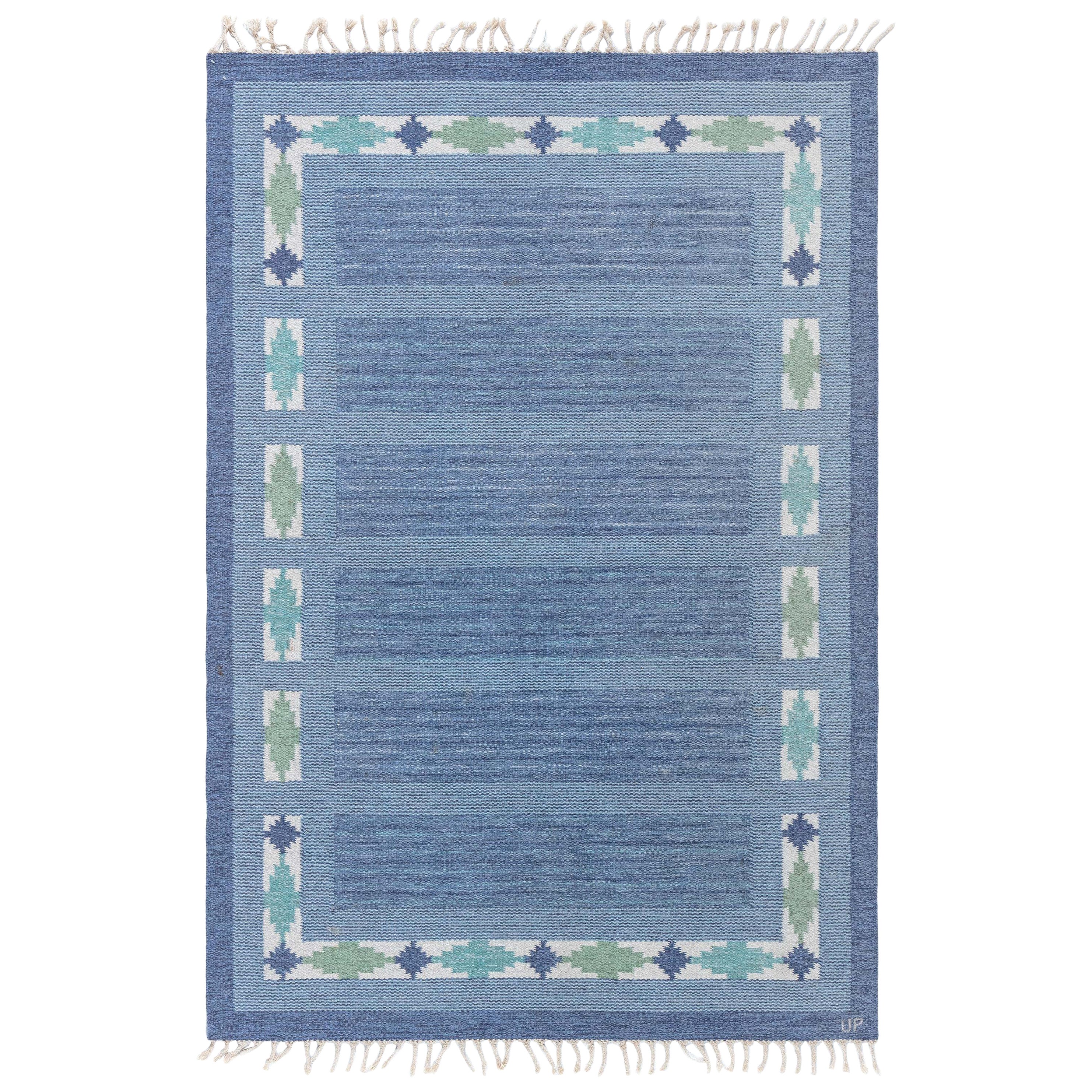Doris Leslie Blau Vintage Swedish Flat Woven by Ulla Parkdal