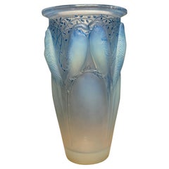 An Opalescent Ceylan Glass Vase by R.Lalique