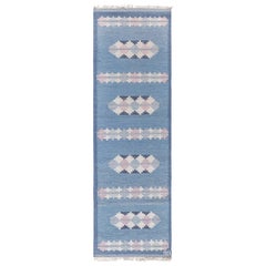 Doris Leslie Blau Midcentury Swedish Runner by Gitt Granssjo-Carlsson 'GG'