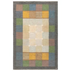 Doris Leslie Blau Vintage Swedish Flat Woven by Ulla Parkdal