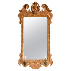 Fine 18th Century George II Gilt Wood Mirror