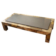 Paul Evans Mixed Metal Coffee Table
