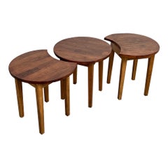 Set of 3 Danish Teak Modular Coffee Tables, 1960s