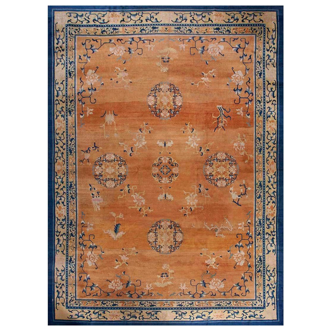 Early 20th Century Chinese Carpet  13' x 17' 8" For Sale