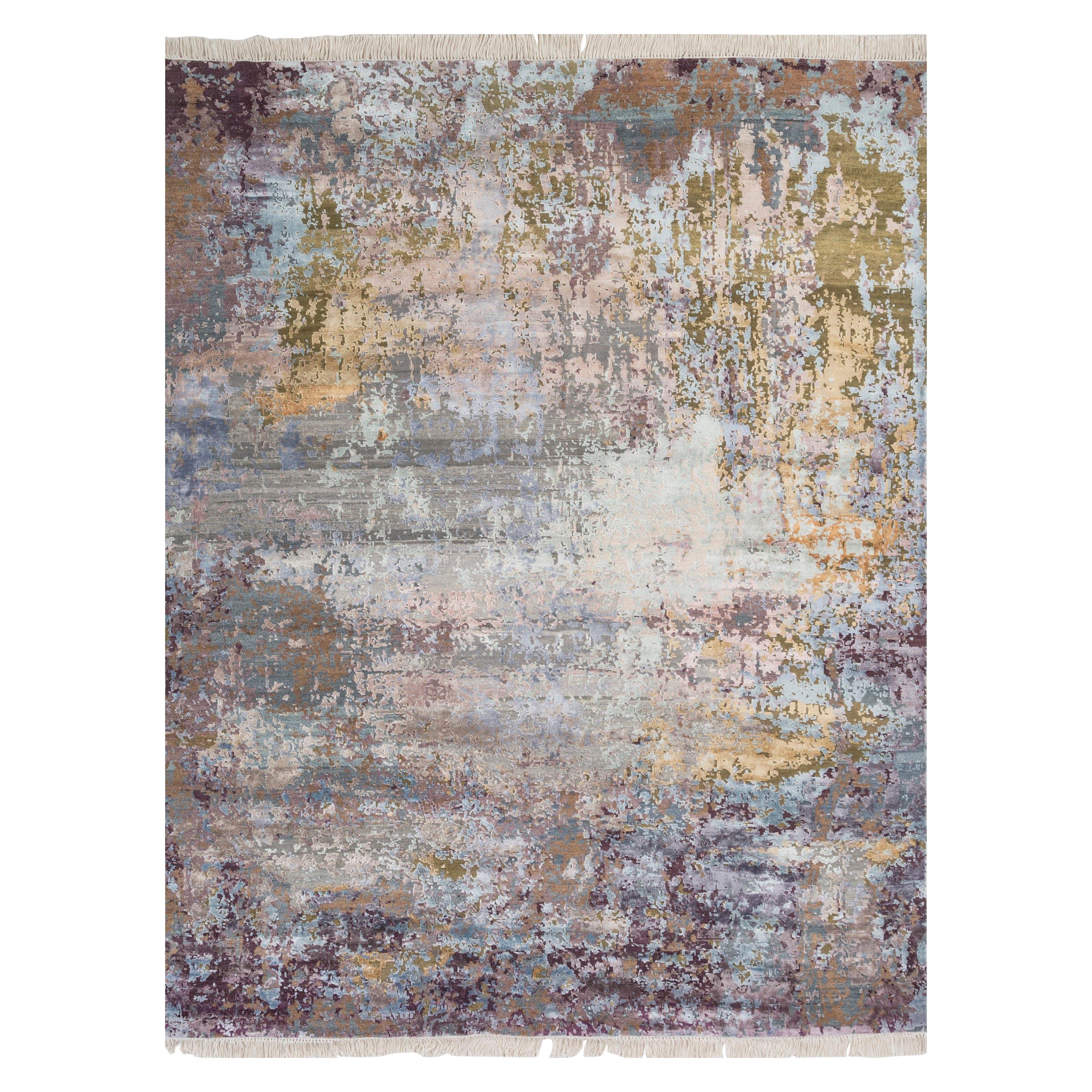 Jaipur Rugs Tulip Purple & Chicory 180X270 cm Hand Knotted Carpet