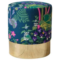 Azucena Stool in Linen Textile 6