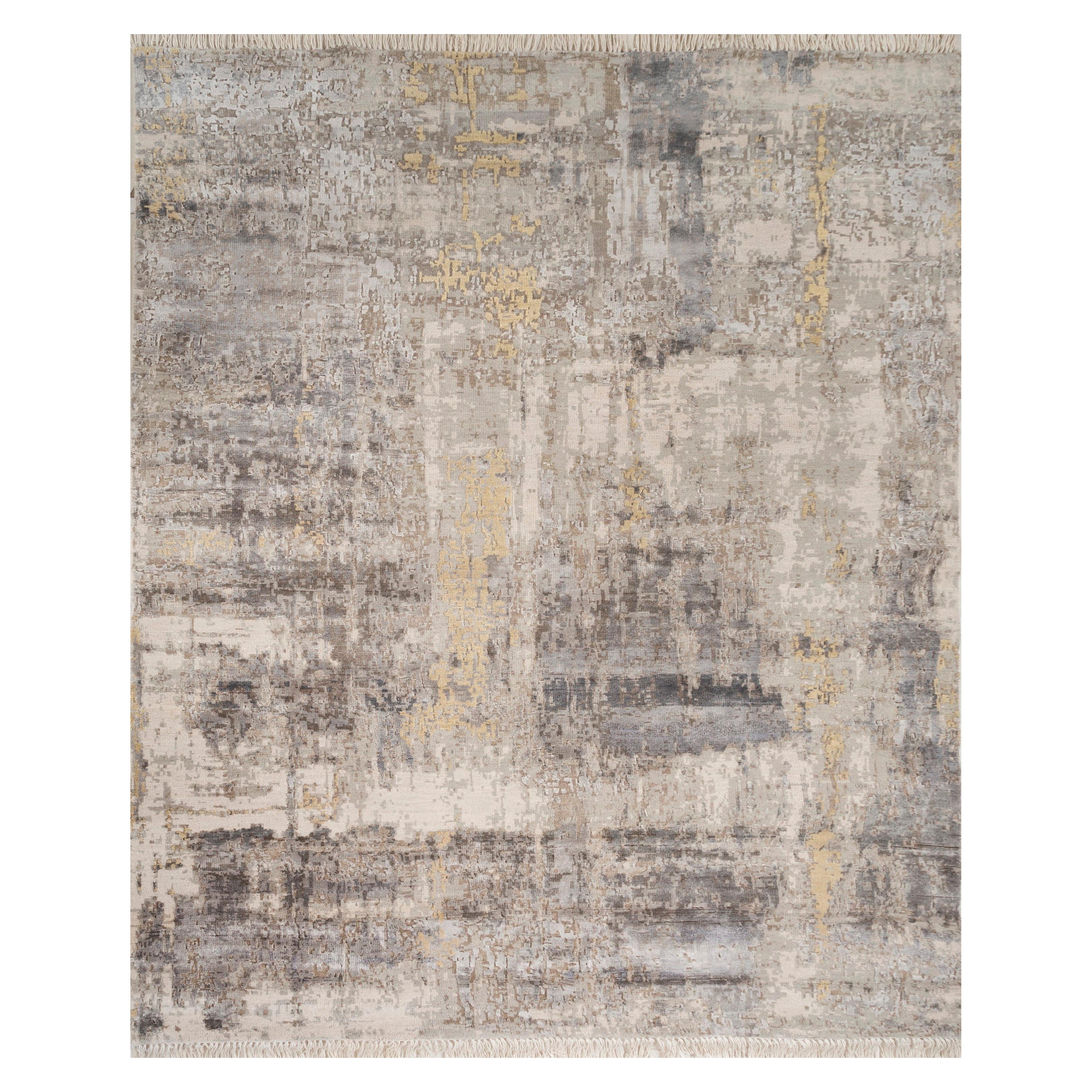 Jaipur Rugs Antique White & Pewter 240X300 cm Hand Knotted Carpet
