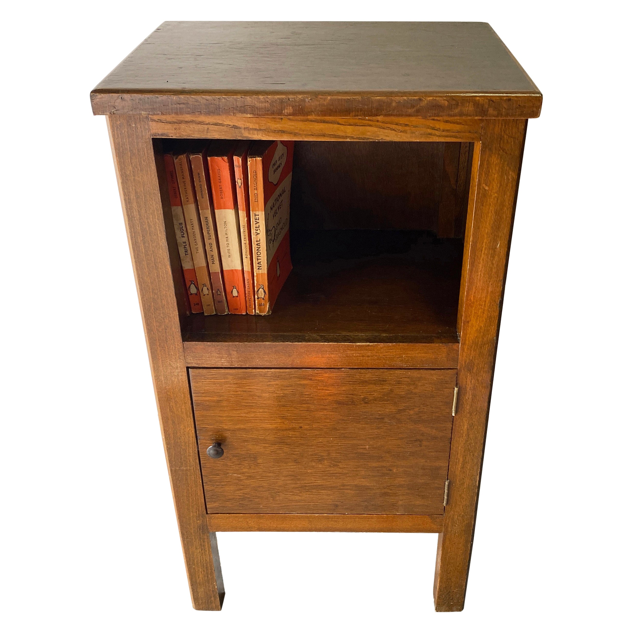 1930’s vintage mid century bedside cabinet For Sale