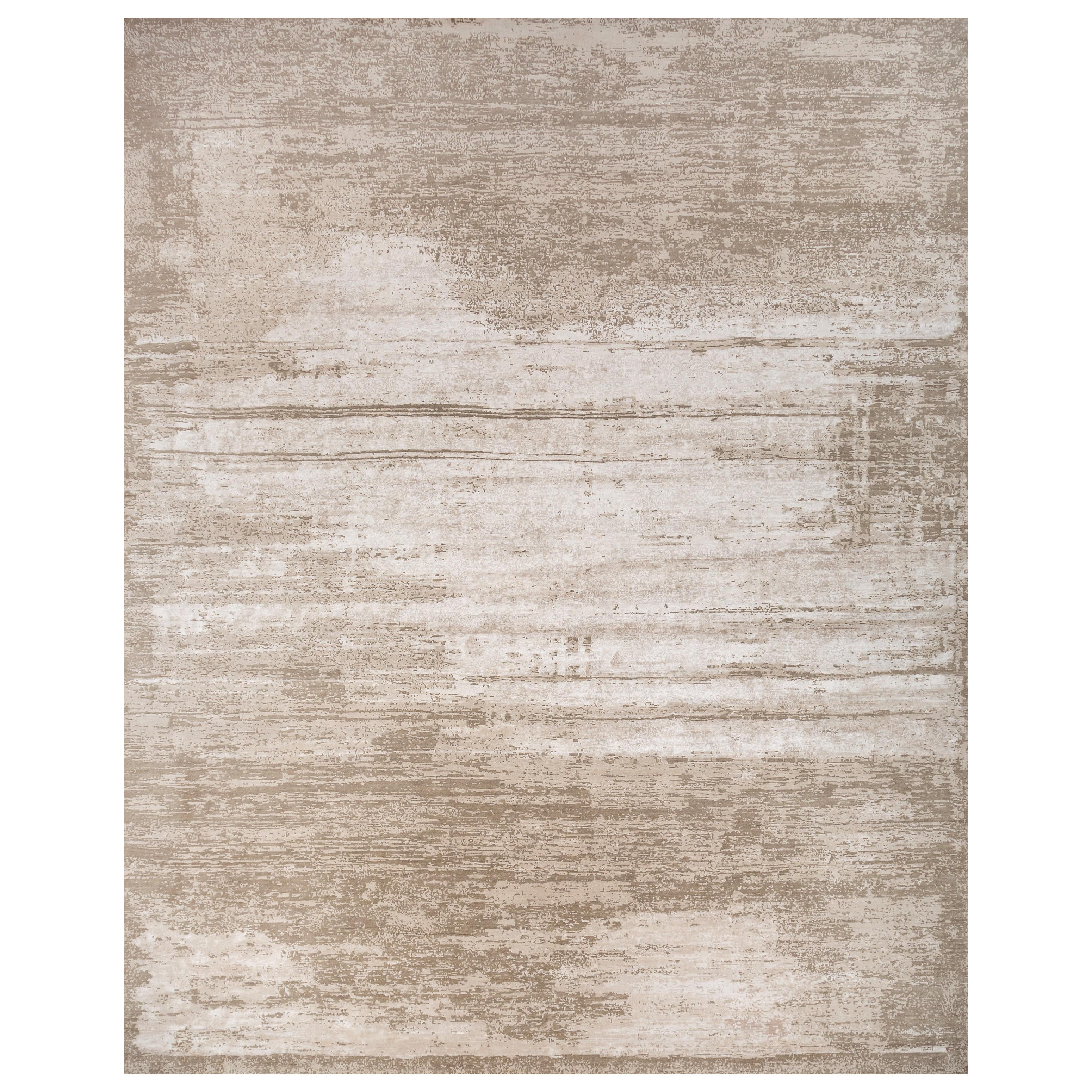 Jaipur Rugs Dark Taupe & Silky Beige 180X270 cm Hand Knotted Carpet