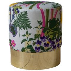 Azucena Stool in Linen Textile 9