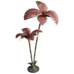 French 1940s Palm Tree Floor Lamp